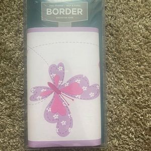 Butterfly wall border for kids room